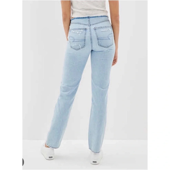 NWT American Eagle Low-Rise '90s Straight Jean Cool Classic - Picture 14 of 14